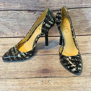 BCBGeneration Black/Cream Snake Print 6